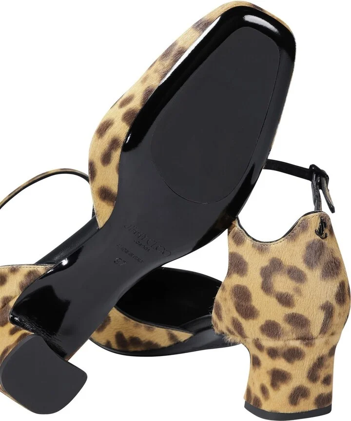 Jimmy Choo Pixie Leopard Pumps - Image 5