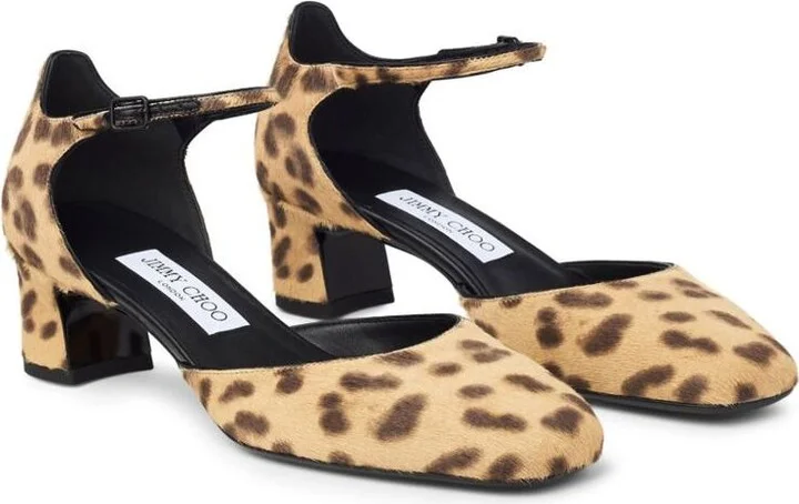Jimmy Choo Pixie Leopard Pumps - Image 3