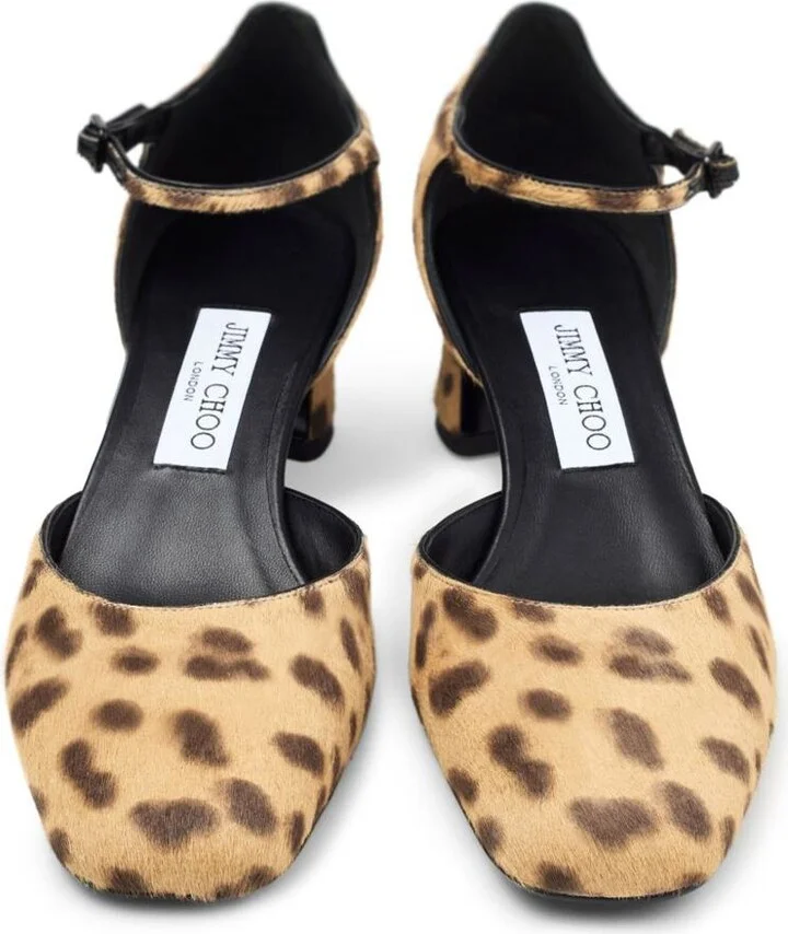 Jimmy Choo Pixie Leopard Pumps - Image 4