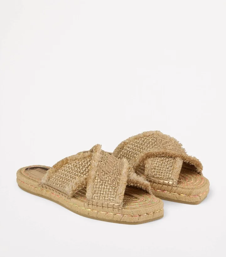 Jimmy Choo Raffia Aciel Sandals - Image 4