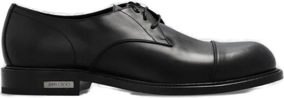 Jimmy Choo Ray Round-Toe Derby Shoes