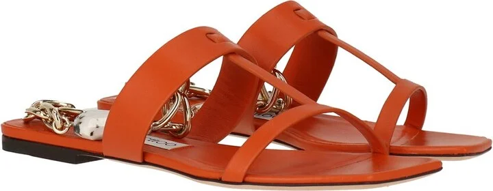Jimmy Choo Reed Leather Flat