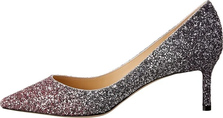 Jimmy Choo Romy 60 Glitter Pump - Image 2