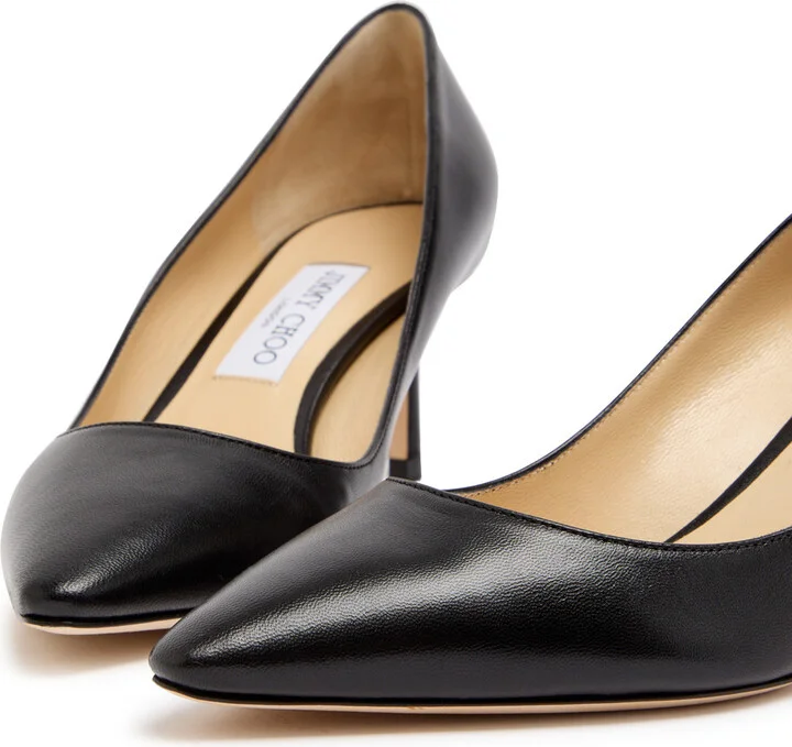Jimmy Choo Romy 60 Leather Pumps - Image 3
