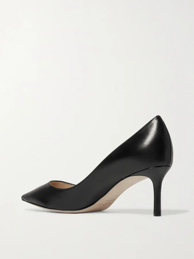 Jimmy Choo - Romy 60 Leather Pumps - Black - Image 3