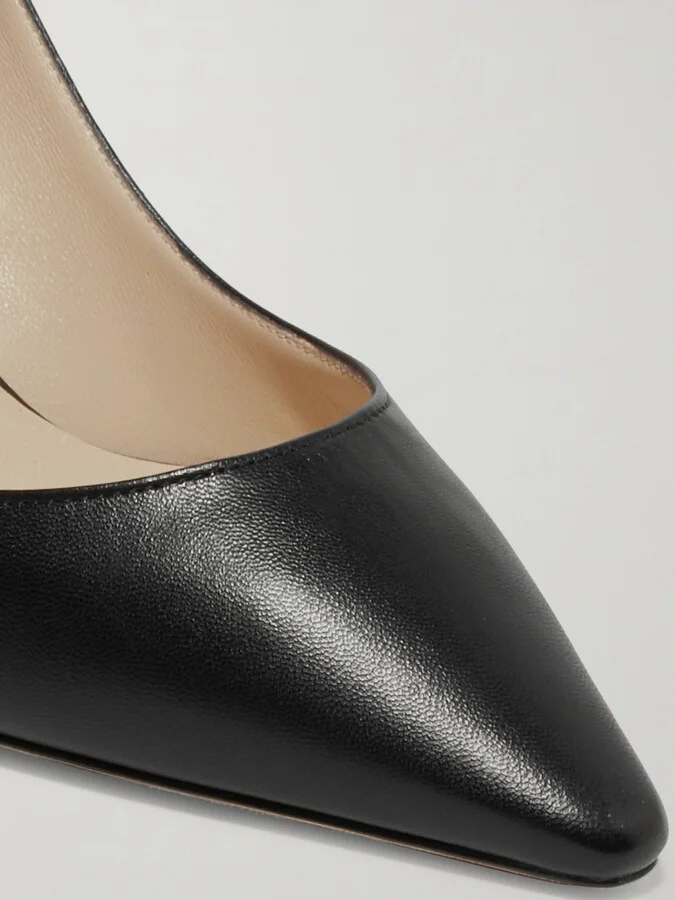 Jimmy Choo - Romy 60 Leather Pumps - Black - Image 4