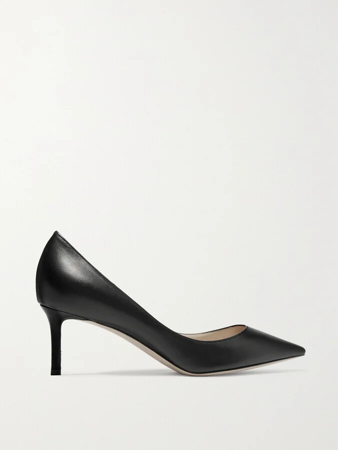Jimmy Choo - Romy 60 Leather Pumps - Black