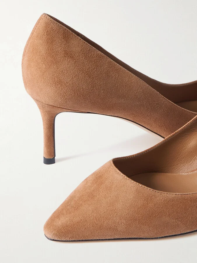 Jimmy Choo - Romy 60 Suede Pumps - Brown - Image 4