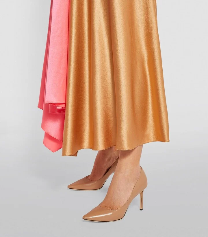 Jimmy Choo Romy 85 Leather Pumps - Image 6