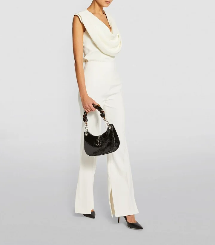 Jimmy Choo Romy 85 Leather Pumps - Image 4