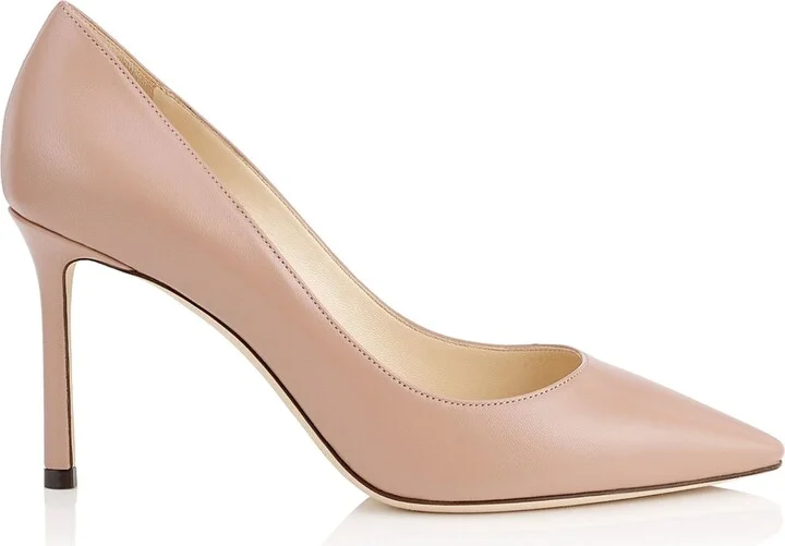 Jimmy Choo Romy 85 Leather Pumps