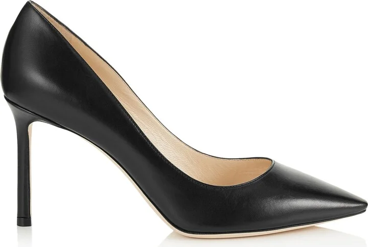 Jimmy Choo Romy 85 Leather Pumps