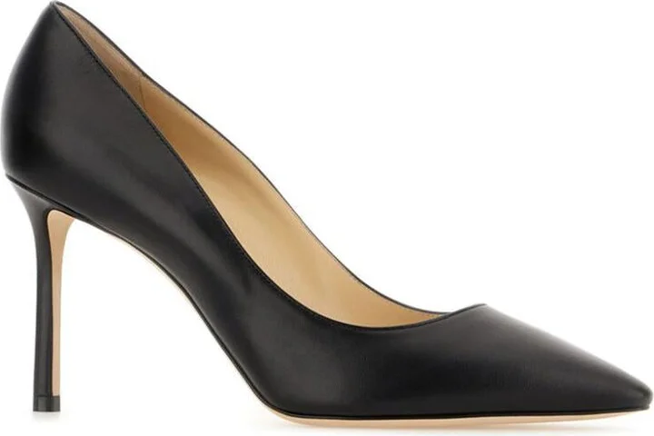Jimmy Choo Romy 85 Pointy Toe Pumps Shoes - Image 2