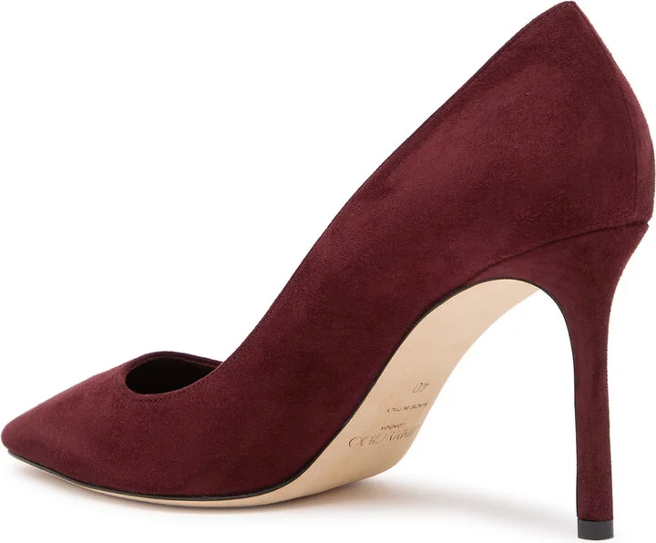 Jimmy Choo Romy 85 Suede Pumps - Image 2