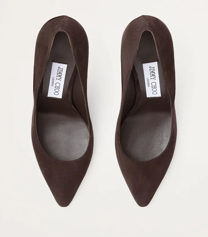 Jimmy Choo Romy 85 Suede Pumps - Image 4