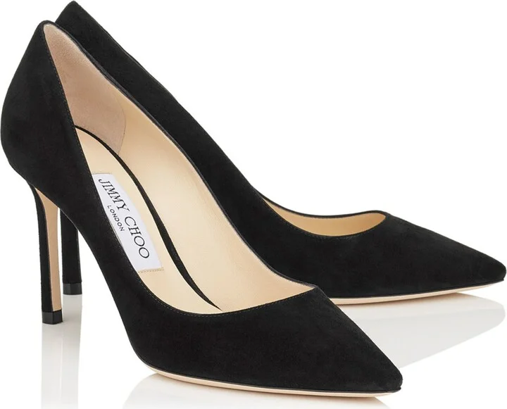 Jimmy Choo Romy 85 Suede Pumps - Image 2