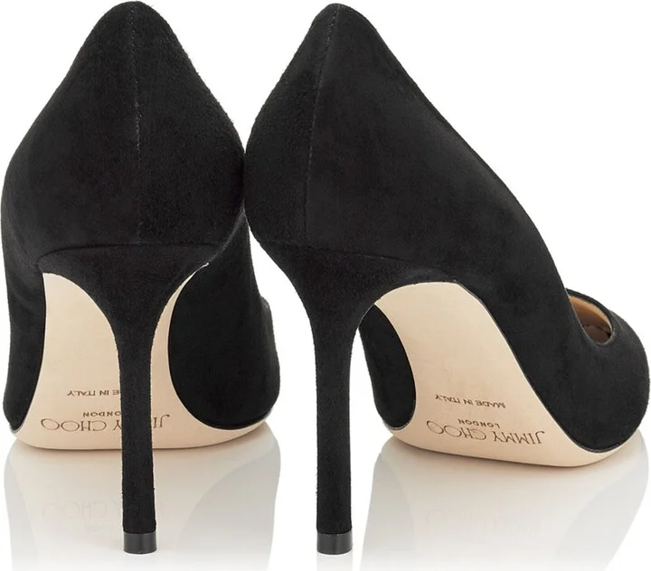 Jimmy Choo Romy 85 Suede Pumps - Image 3