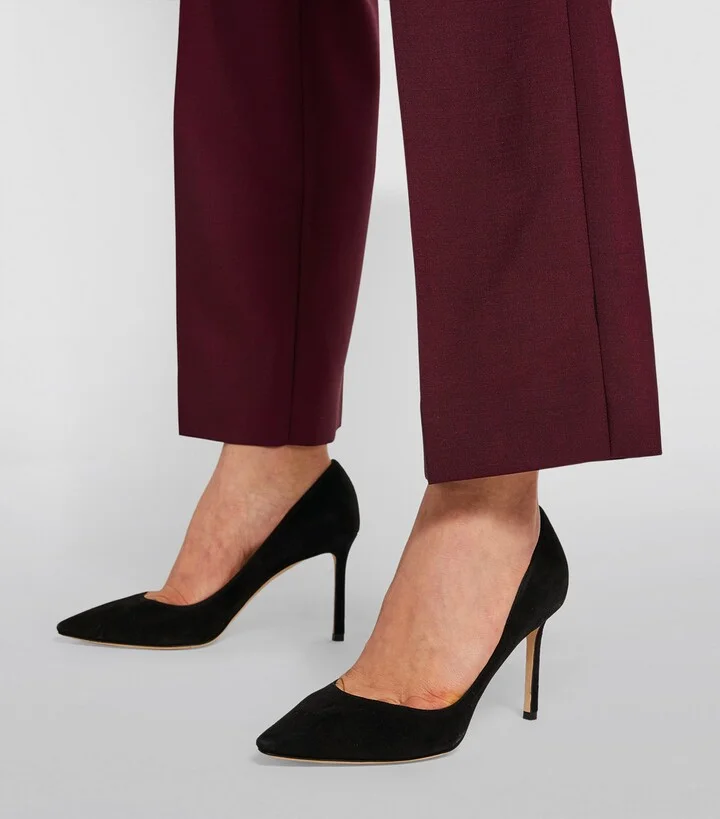 Jimmy Choo Romy 85 Suede Pumps - Image 4