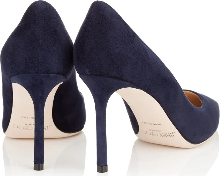 Jimmy Choo Romy 85 Suede Pumps - Image 3