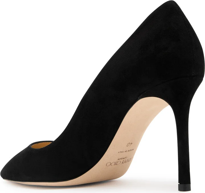 Jimmy Choo Romy 85 Suede Pumps - Image 2