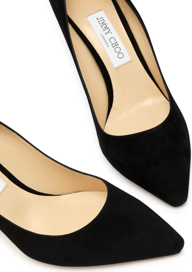 Jimmy Choo Romy 85 Suede Pumps - Image 3
