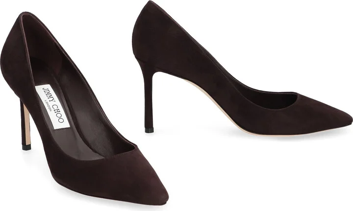 Jimmy Choo Romy 85 Suede Pumps - Image 3
