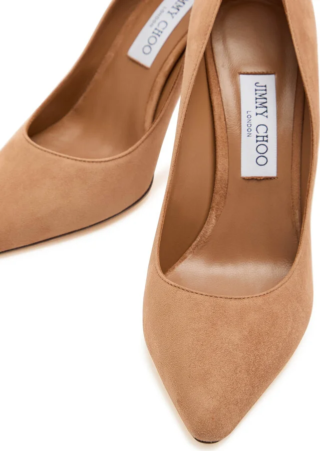 Jimmy Choo Romy 85 Suede Pumps - Image 3