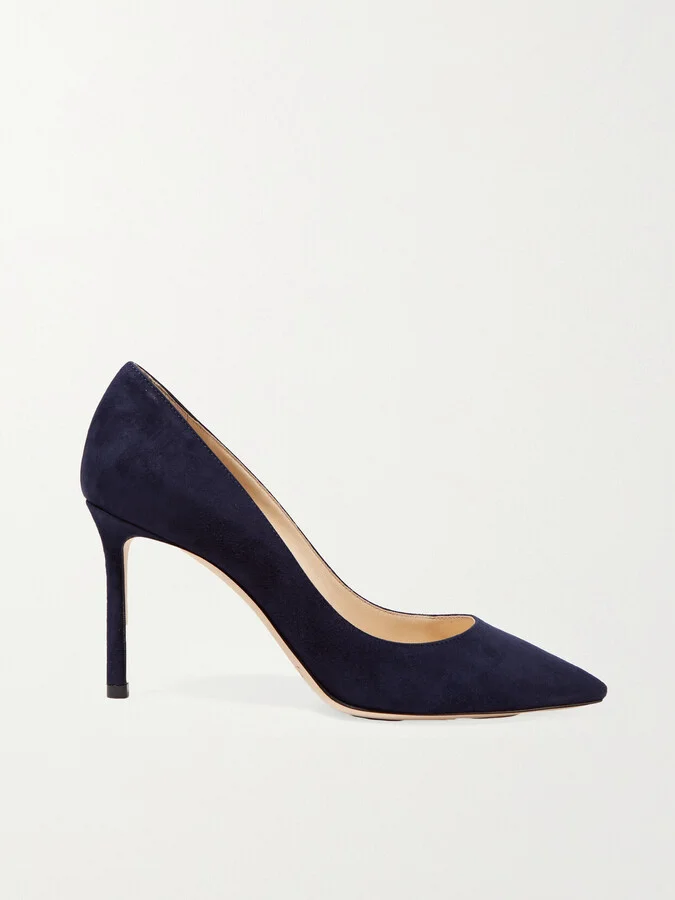 Jimmy Choo - Romy 85 Suede Pumps - Blue
