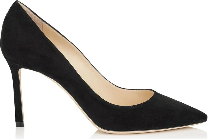 Jimmy Choo Romy 85 Suede Pumps
