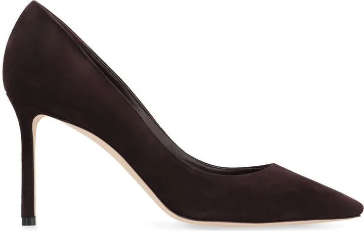 Jimmy Choo Romy 85 Suede Pumps