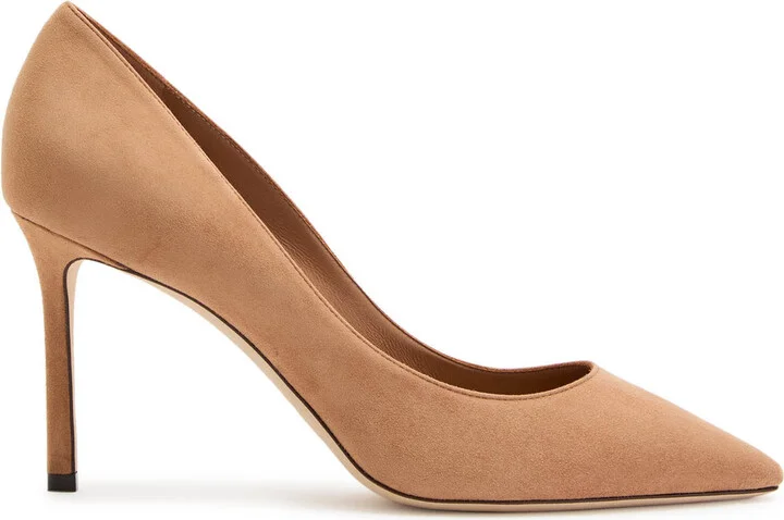 Jimmy Choo Romy 85 Suede Pumps