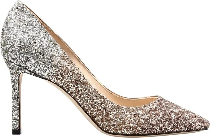 Jimmy Choo Romy Glitter 85 Pumps
