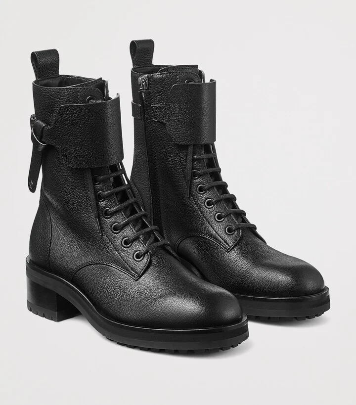 Jimmy Choo Rosabel 55 Biker Boots - Image 4
