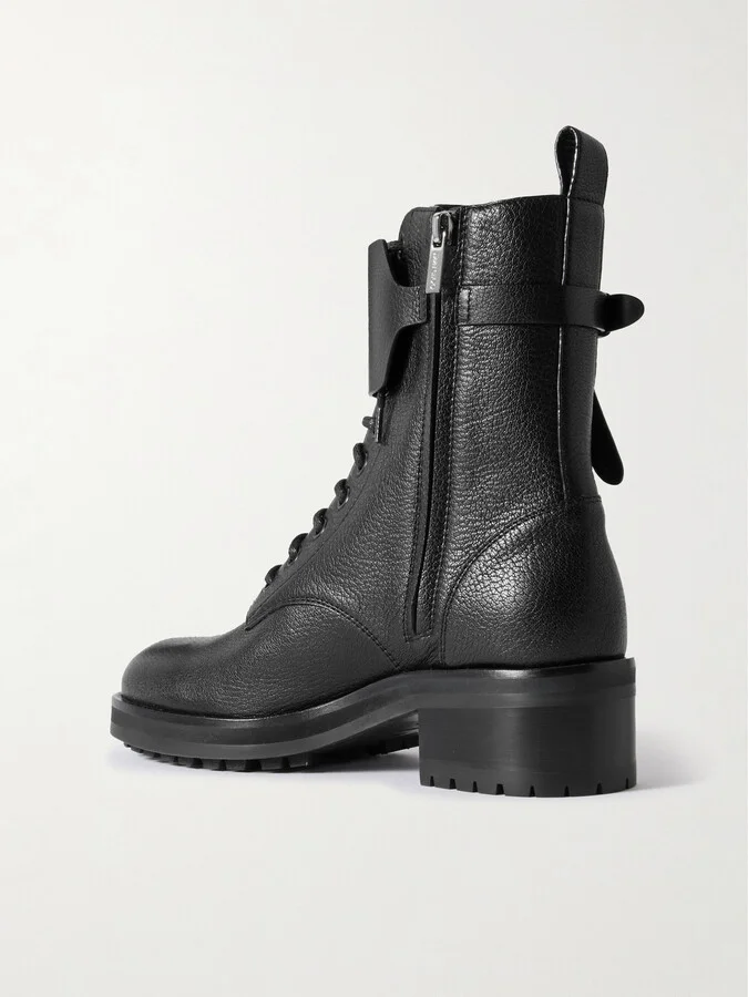 Jimmy Choo - Rosabel Leather Ankle Boots - Black - Image 3