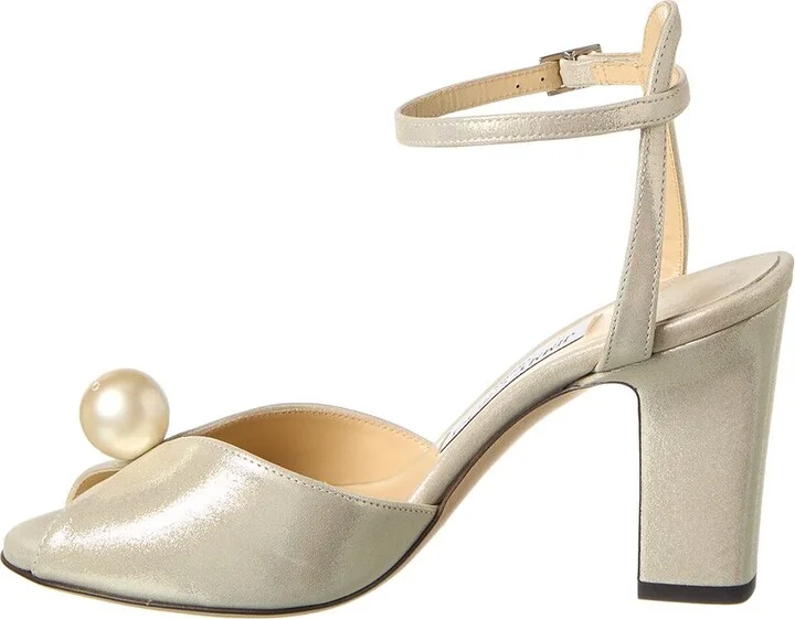 Jimmy Choo Sacaria 85 Suede Sandal - Image 2