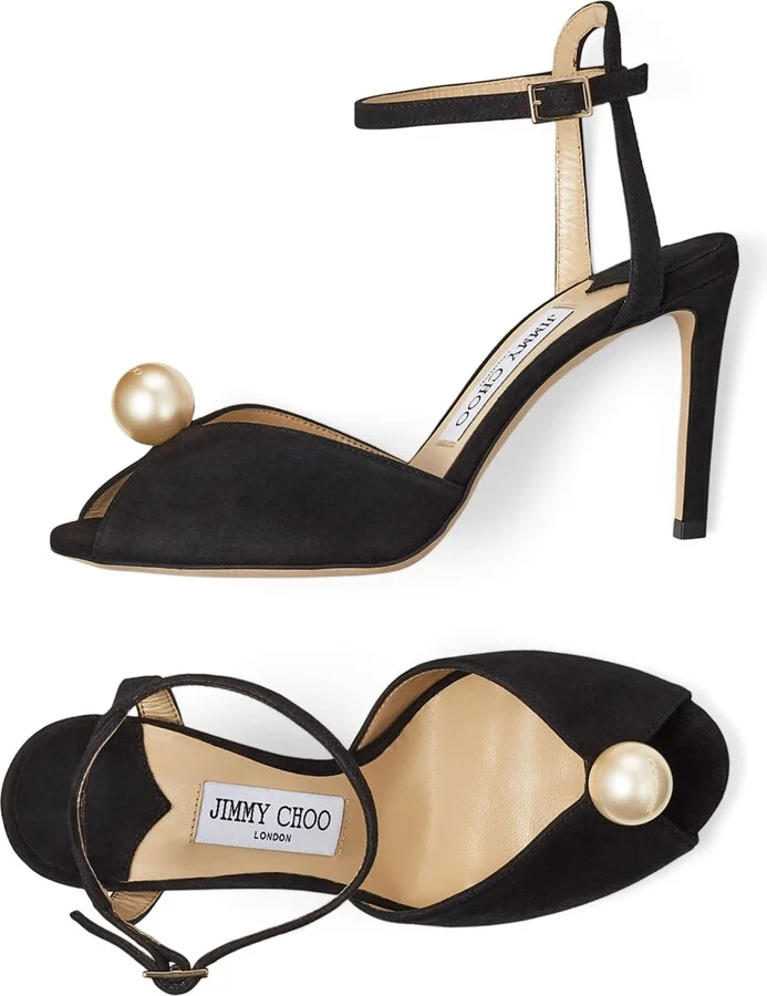 Jimmy Choo Sacora 85 Leather Sandals - Image 4
