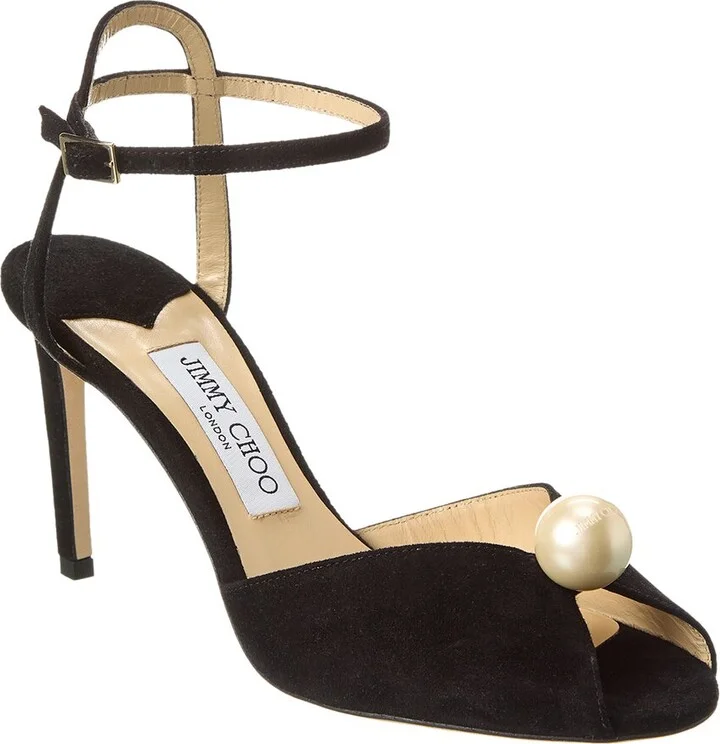 Jimmy Choo Sacora 85 Suede Sandal