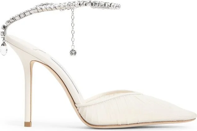 Jimmy Choo Saeda 100 Embellished Pumps