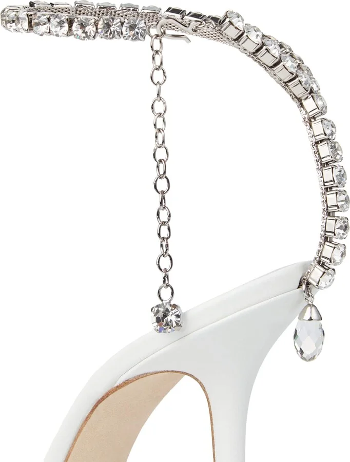 Jimmy Choo Saeda 100 Rhinestone-Embellished Heels - Image 5