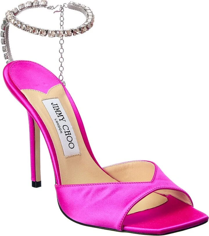 Jimmy Choo Saeda 100 Satin Sandal