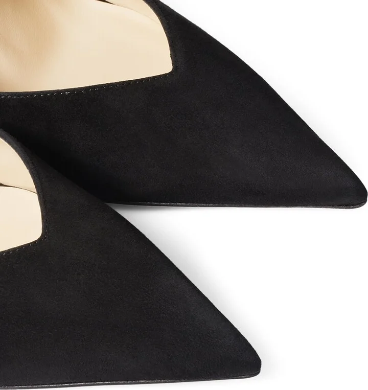 Jimmy Choo Saeda 100 Suede Pumps - Image 2