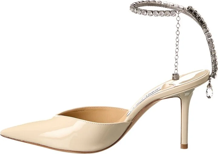 Jimmy Choo Saeda 85 Patent Pump - Image 2