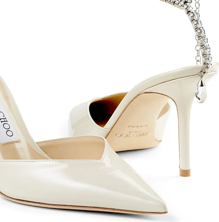 Jimmy Choo Saeda 85 Patent Pumps - Image 6