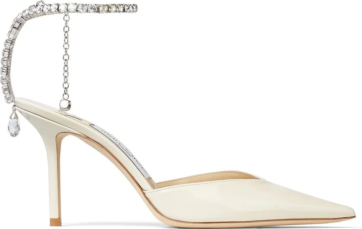 Jimmy Choo Saeda 85 Patent Pumps