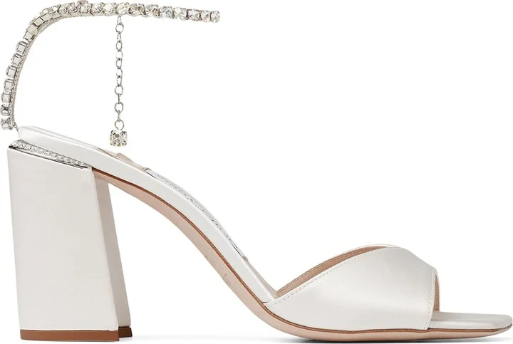 Jimmy Choo Saeda 85 Satin Sandals