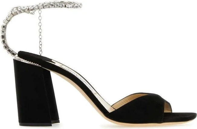 Jimmy Choo Saeda Embellished Heeled Sandals