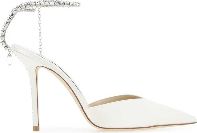 Jimmy Choo Saeda Embellished Pointed-Toe Pumps