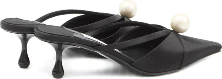 Jimmy Choo Sana Leather Mules - Image 2