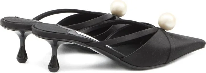 Jimmy Choo Sana Leather Mules - Image 2