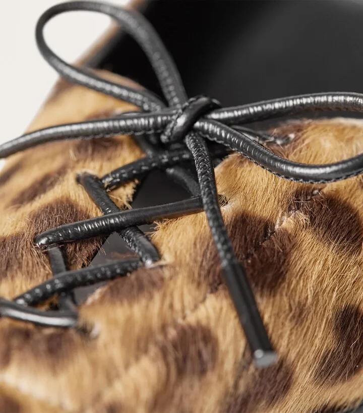 Jimmy Choo Scarlett 50 Leather Leopard Pumps - Image 5